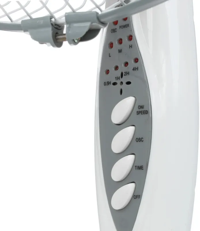 Вентилятор напольный Centek CT-5021 40Вт скоростей:3 ПДУ серый/белый