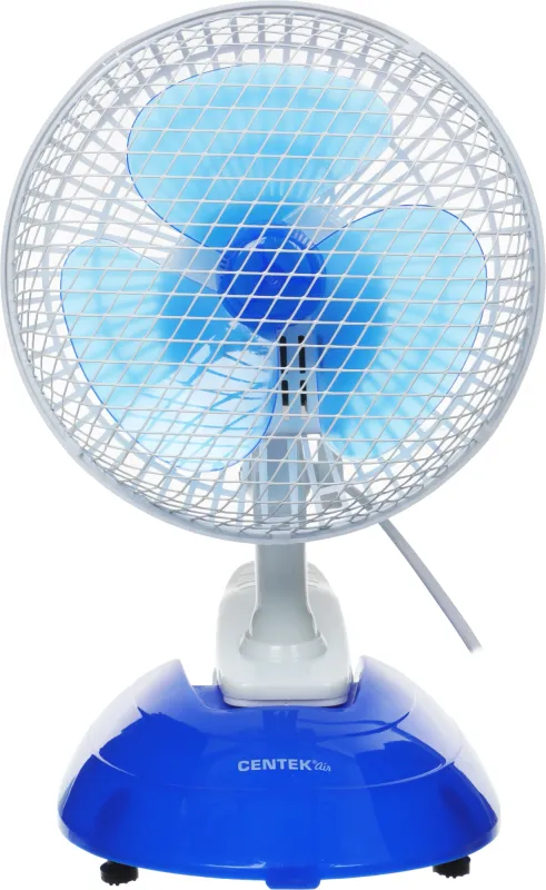 Вентилятор настольный Centek CT-5003 20Вт скоростей:2 синий/белый