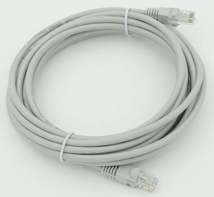 Патч-корд cat.5E stranded molded 5м серый RJ-45 (m)-RJ-45 (m)