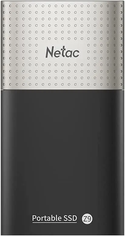 SSD накопитель Netac Z9 250GB USB 3.2 Gen 2 Type-C External SSD, R/W up to 550MB/480MB/s,with USB-C to USB-A cable and USB-A to USB-C adapter 3Y wty