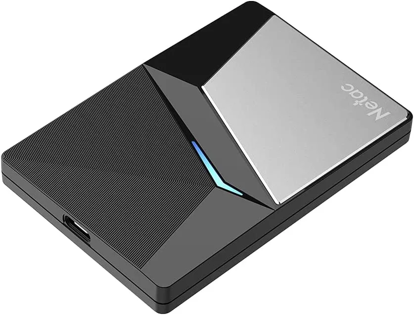 SSD накопитель Netac Z7S 480GB USB 3.2 Gen 2 Type-C External SSD, R/W up to 550MB/480MB/s,with USB-C to USB-A cable and USB-A to USB-C adapter 3Y wty