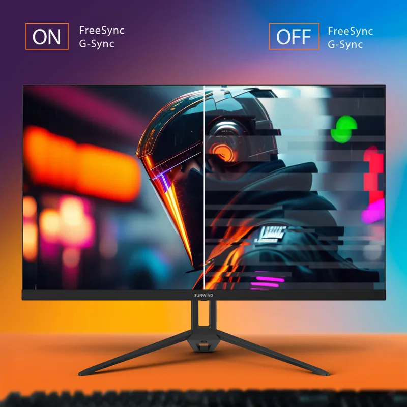 Монитор SunWind 27" SUN-M27BA107 черный IPS 3ms 16:9 HDMI матовая 300cd 178гр/178гр 1920x1080 165Hz G-Sync DP FHD 4.2кг