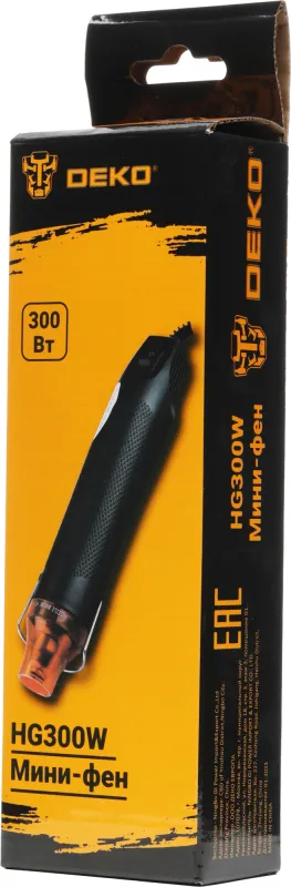 Технический фен Deko HG300W 300Вт темп.150-200С