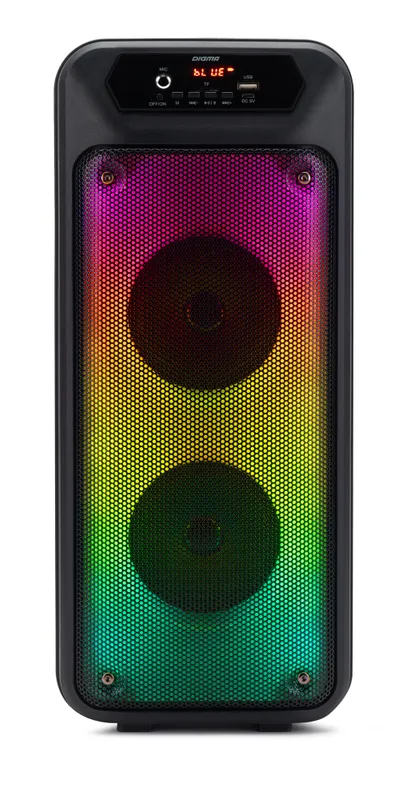Минисистема Digma D-MC1705 черный 40Вт FM USB BT micro SD