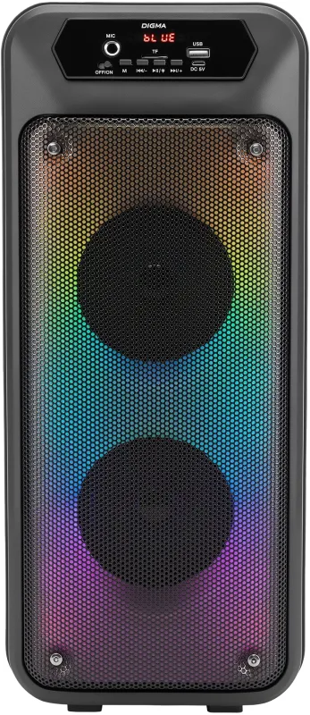 Минисистема Digma D-MC1705 черный 40Вт FM USB BT micro SD