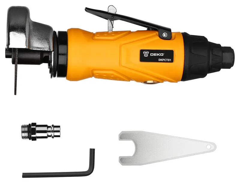 Шлифмашина отрезная Deko DKPCT01 113л/мин d=75мм шпинд.:10мм красный/черный