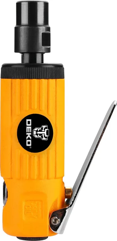 Шлифмашина орбитальная Deko DKPT02 SET 3 113л/мин шпинд.:3мм желтый/черный