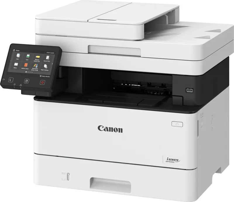 Мфу лазерное Canon i-SENSYS MF453dw МФУ ч/б.лазерное, А4:P/C/S, 38стр/мин, 1Гб, 200х1200dpi, дуплекс, USB, кассета на 250 листов, картридж 057 (3100стр)