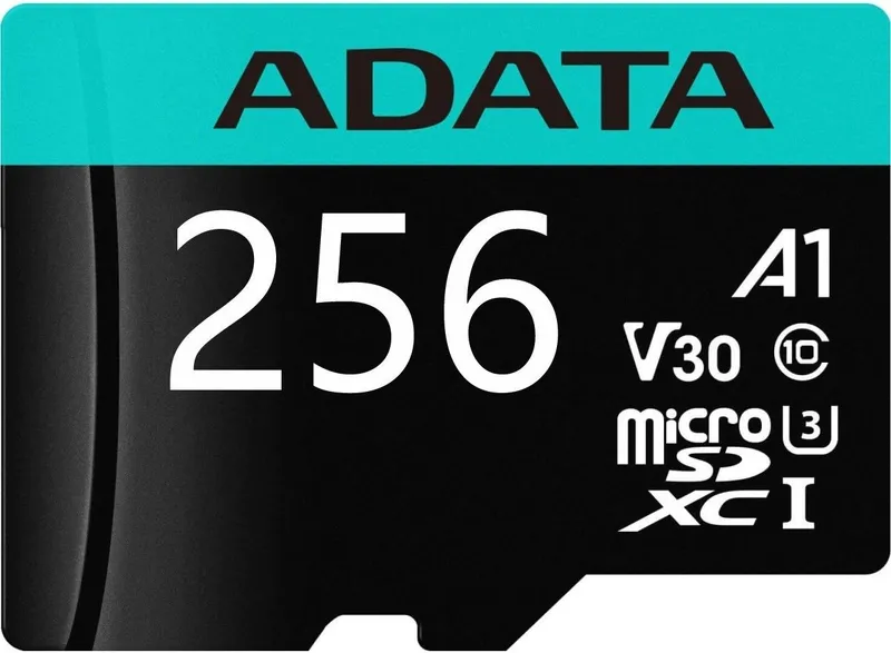 Флеш карта microSDXC 256GB A-Data AUSDX256GUI3V30SA2-RA1 Premier Pro + adapter