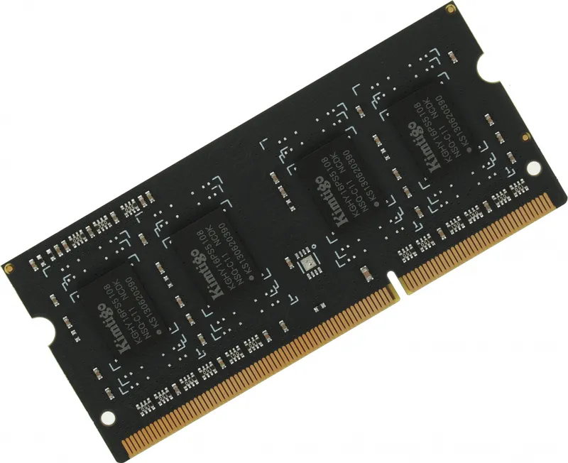 Память DDR3L 4Gb 1600MHz Kimtigo KMTS4G8581600 RTL PC3L-12800 CL11 SO-DIMM 204-pin 1.35В single rank Ret
