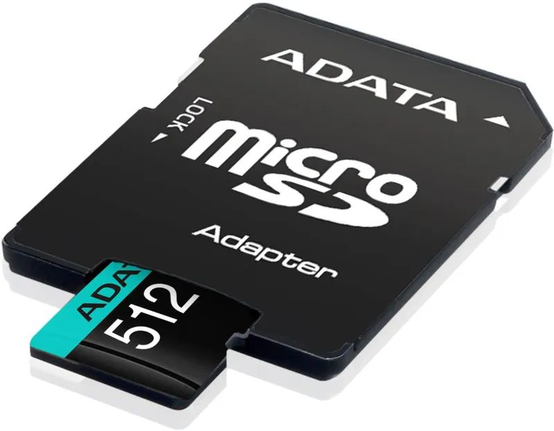 Флеш карта microSDXC 512GB A-Data AUSDX512GUI3V30SA2-RA1 Premier Pro + adapter