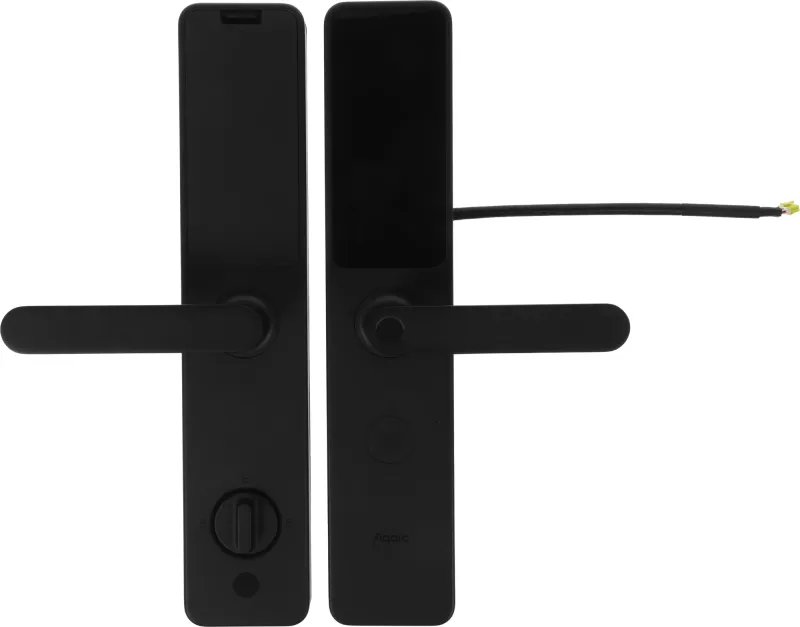 Умный замок Aqara A100 Zigbee врезной разбл.отпеч.паль. черный (ZNMS02ES)