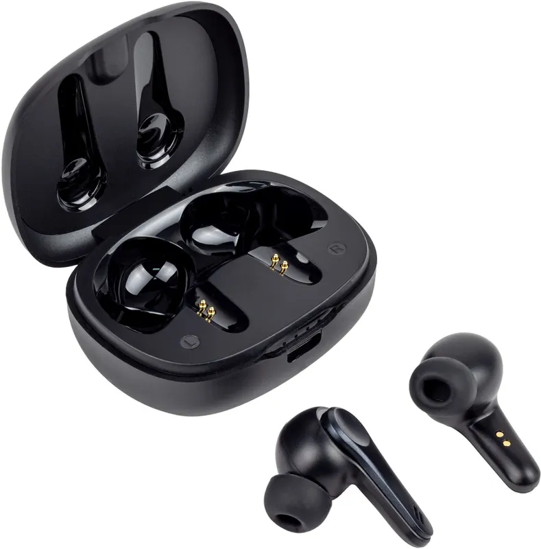 Гарнитура вкладыши Hiper MIG HDX12 черный беспроводные bluetooth в ушной раковине (HTW-HDX12)