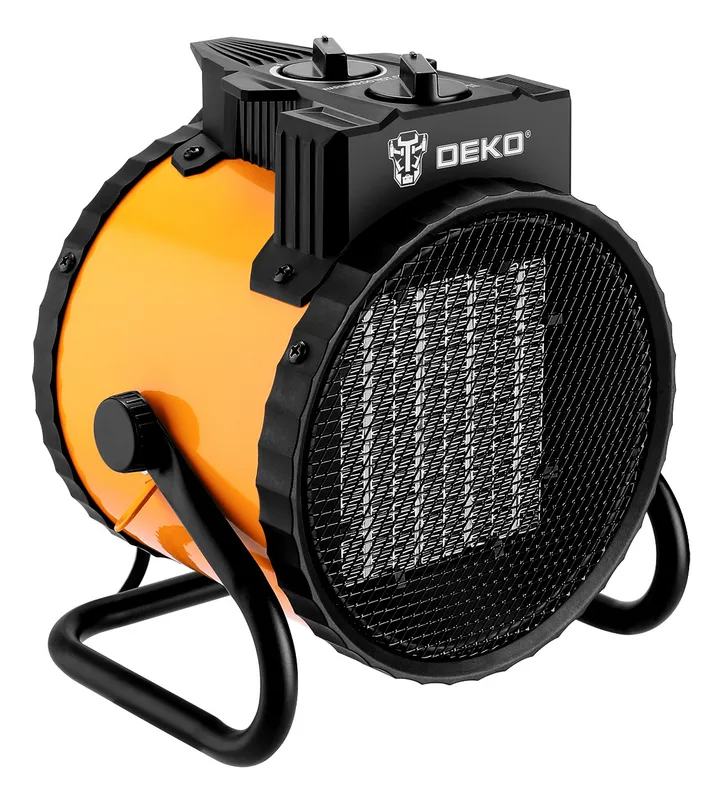 Тепловая пушка электрическая Deko DKIH2200W 2200Вт желтый/черный