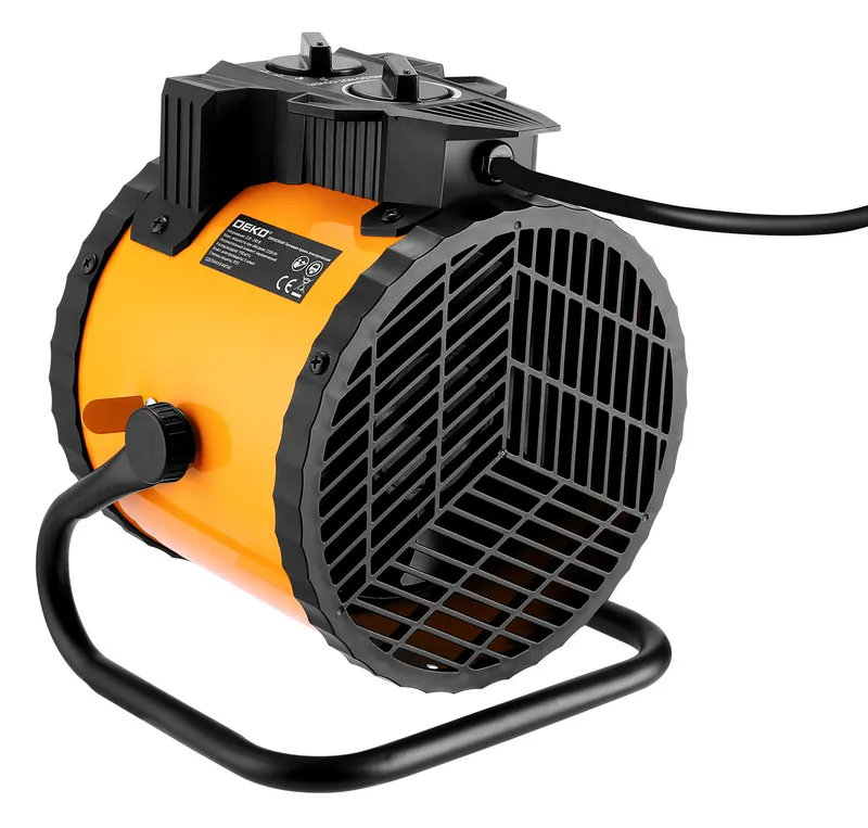 Тепловая пушка электрическая Deko DKIH2200W 2200Вт желтый/черный
