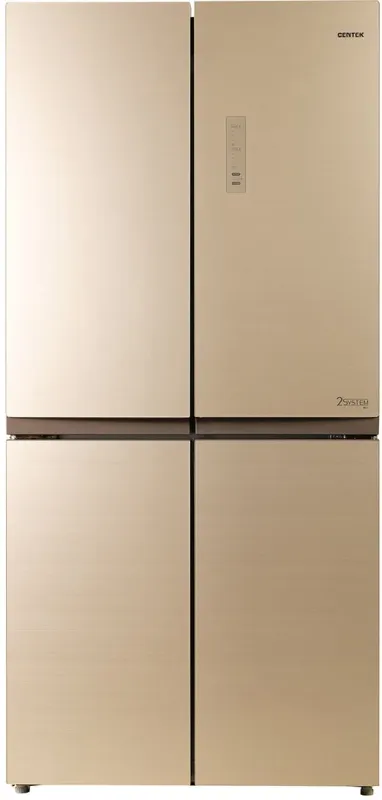 Холодильник Centek CT-1756 NF 3-хкамерн. бежевый
