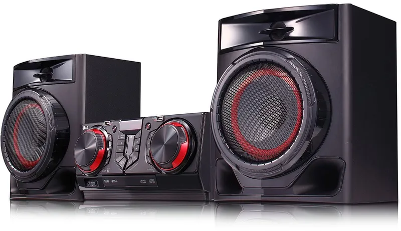 Минисистема LG CJ44 черный 480Вт CD CDRW FM USB BT