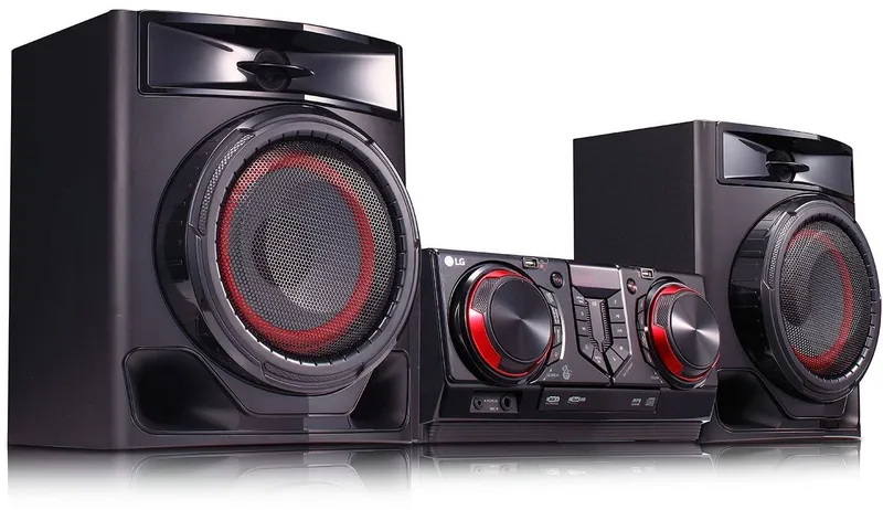 Минисистема LG CJ44 черный 480Вт CD CDRW FM USB BT