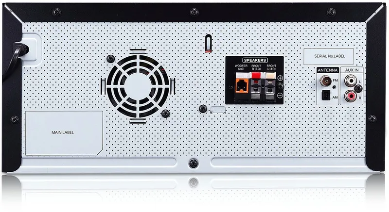 Минисистема LG CJ44 черный 480Вт CD CDRW FM USB BT