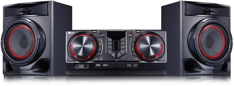Минисистема LG CJ44 черный 480Вт CD CDRW FM USB BT