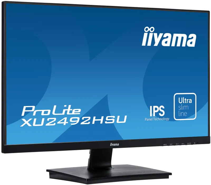 Монитор Iiyama 23.8" ProLite XU2492HSU-B1 черный IPS LED 4ms 16:9 HDMI M/M матовая 1000:1 250cd 178гр/178гр 1920x1080 75Hz VGA DP FHD USB 3.6кг