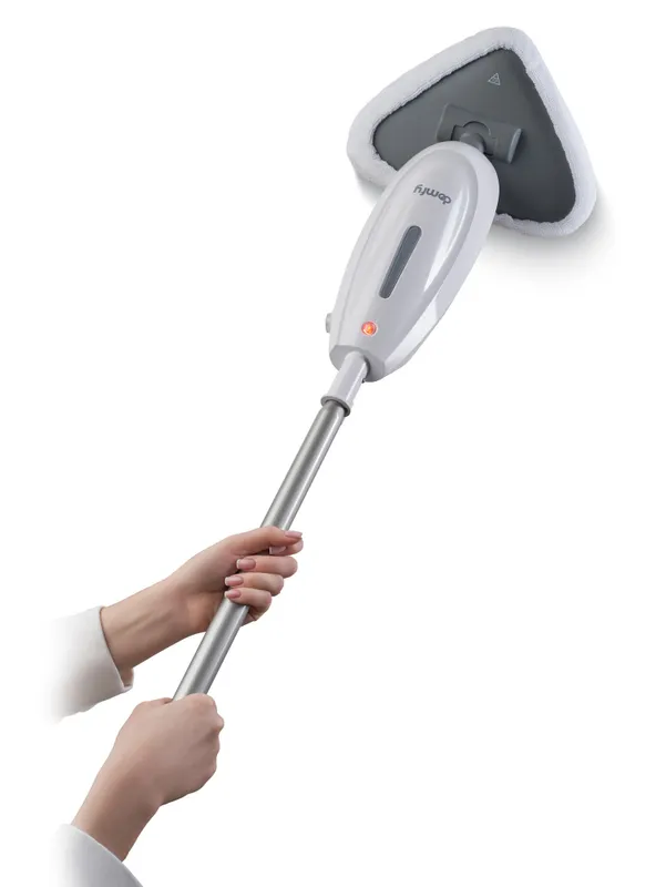 Швабра паровая Domfy DSW-SM101 1500Вт белый/серый