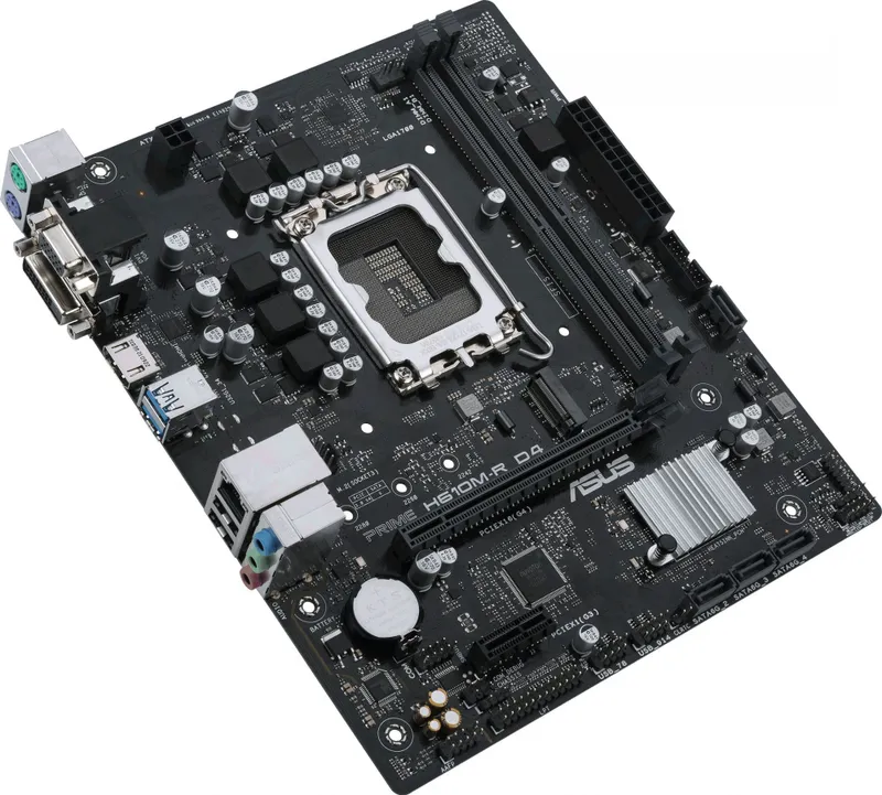 Материнская плата ASUS PRIME H610M-R D4-SI, LGA1700, H610, 2*DDR4, D-sub+DVI+HDMI, SATA 6.0, M.2, USB 3.2, mATX; 90MB1B40-M0ECY0