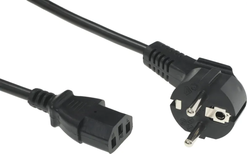 Кабель Buro BU-PCAB-ZP2 IEC C13 Евровилка угловой 5м
