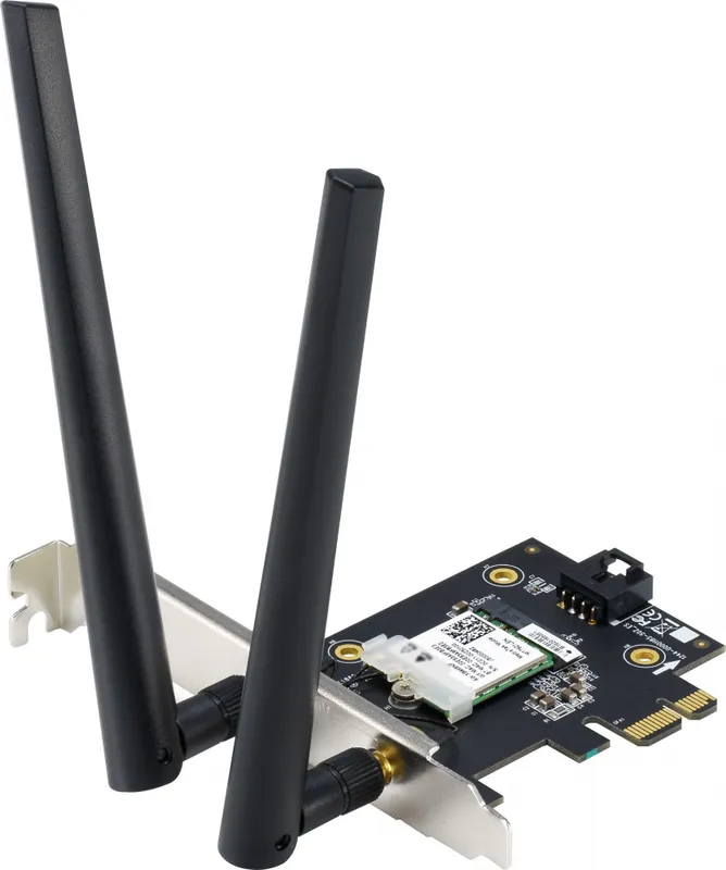 Адаптер ASUS PCE-AX1800 //WIFI 802.11ax, 2402 + 574Mbps, PCI-E Adapter, 2 antenna; 90IG07A0-MO0B00