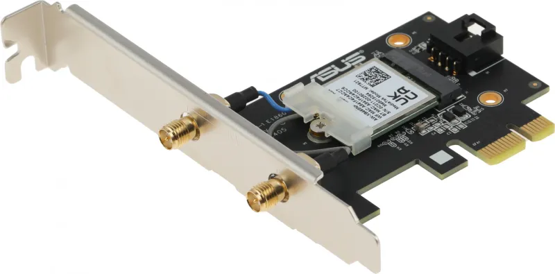 Адаптер ASUS PCE-AX1800 //WIFI 802.11ax, 2402 + 574Mbps, PCI-E Adapter, 2 antenna; 90IG07A0-MO0B00