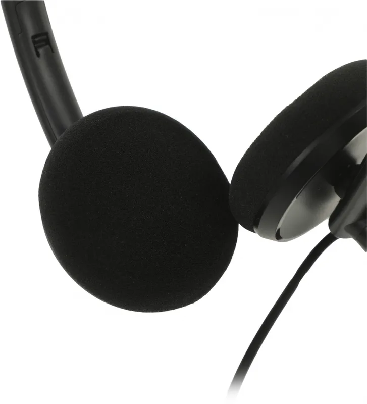 Наушники с микрофоном Creative HS-220 черный 2.4м накладные USB оголовье (51EF1070AA000)