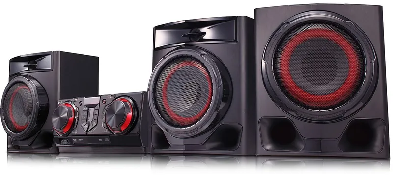 Минисистема LG XBOOM CJ45 черный 720Вт CD CDRW FM USB BT