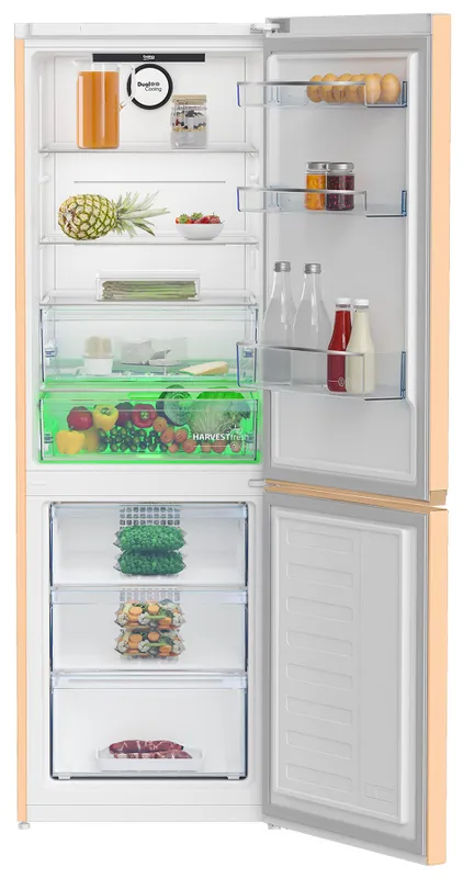 Холодильник Beko B3RCNK362HSB бежевый (двухкамерный)