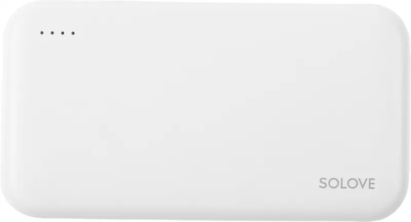 Мобильный аккумулятор Solove Solove W7 10000mAh QC3.0 3A белый (W7 WHITE RUS)