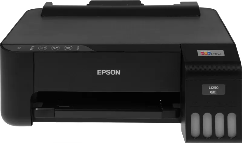 Принтер струйный Epson L1250 (C11CJ71405/403) A4 WiFi черный
