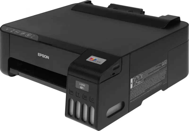 Принтер струйный Epson L1250 (C11CJ71405/403) A4 WiFi черный