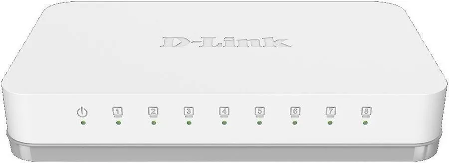 Коммутатор D-Link DGS-1008A/F1A 8x1Гбит/с неуправляемый