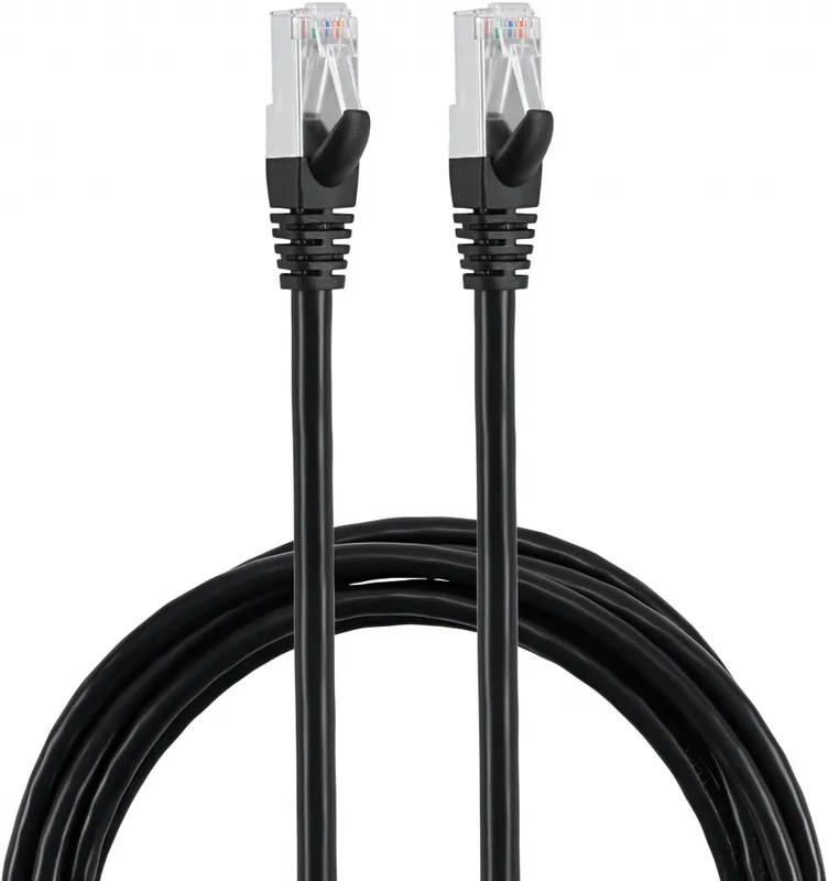 Патч-корд Buro BU-7-3M STP 4 пары cat.7 CCA molded 3м черный RJ-45 (m)-RJ-45 (m)