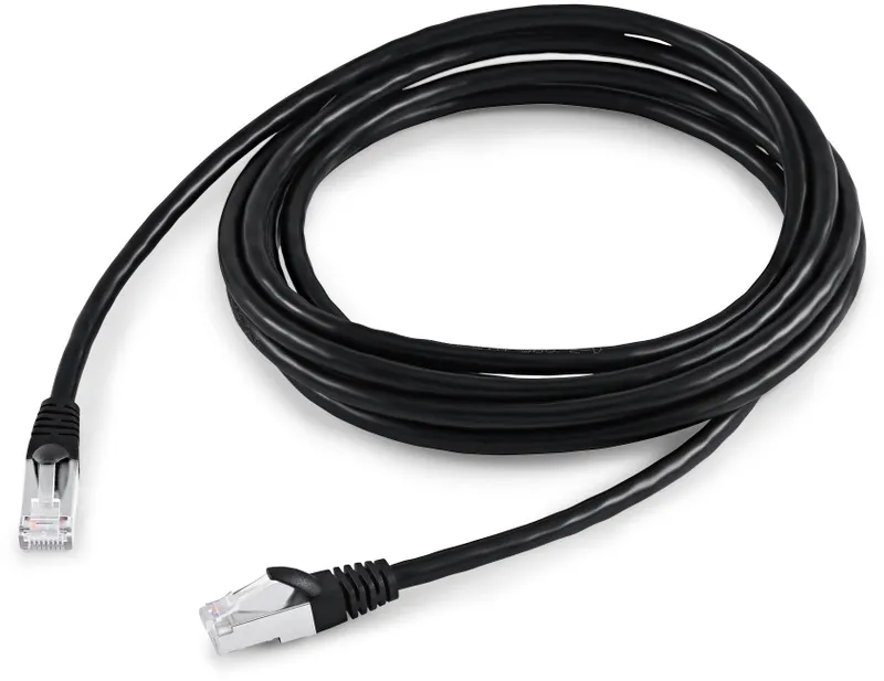 Патч-корд Buro BU-7-3M STP 4 пары cat.7 CCA molded 3м черный RJ-45 (m)-RJ-45 (m)