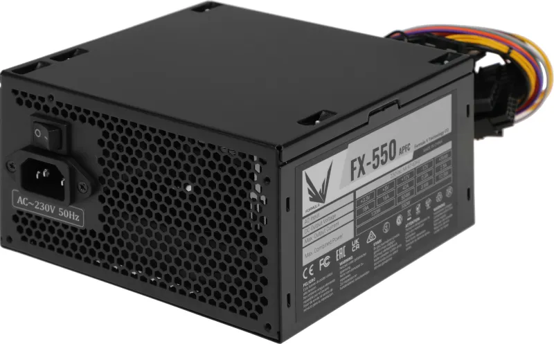 Блок питания Formula ATX 550W FX-550 (20+4pin) APFC 120mm fan 4xSATA RTL