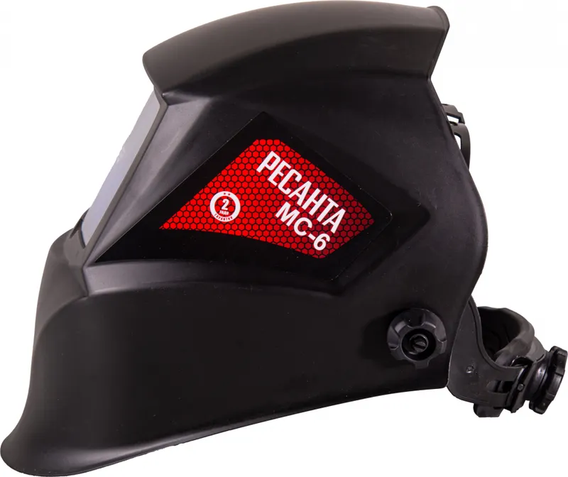 Маска сварщика Ресанта МС-6 филь.:хамел. кл.:1/1/1/2 см.экр.90x35мм черный (65/60)