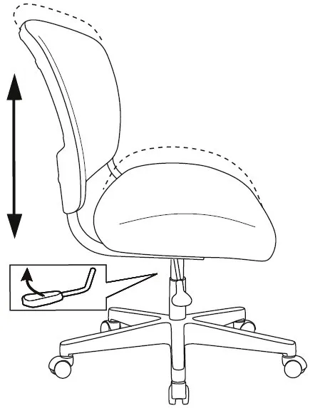 Кресло детское Бюрократ CH-W296NX белый TW-15 сиденье серый Neo Grey сетка/ткань крестов. пластик белый пластик белый