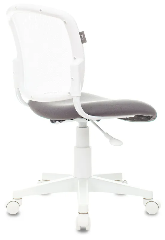 Кресло детское Бюрократ CH-W296NX белый TW-15 сиденье серый Neo Grey сетка/ткань крестов. пластик белый пластик белый