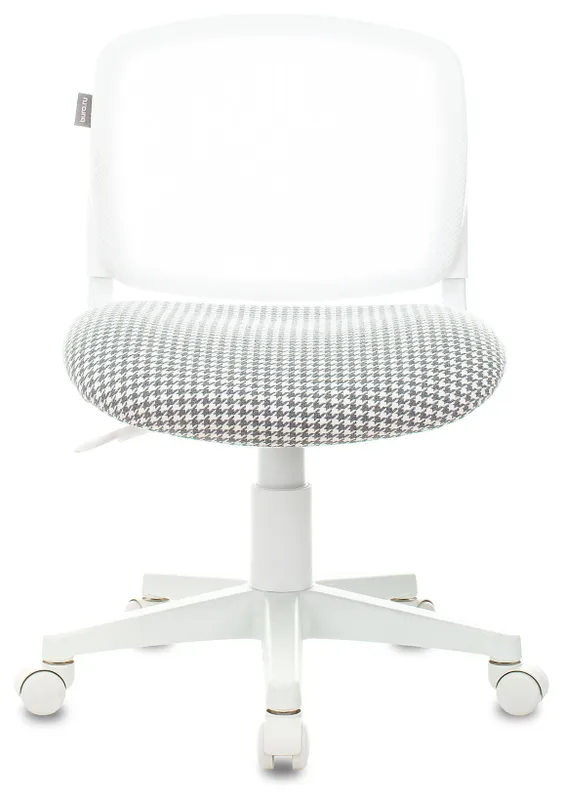 Кресло детское Бюрократ CH-W296NX белый TW-15 гусин.лапка Morris-1 сетка/ткань крестов. пластик белый пластик белый