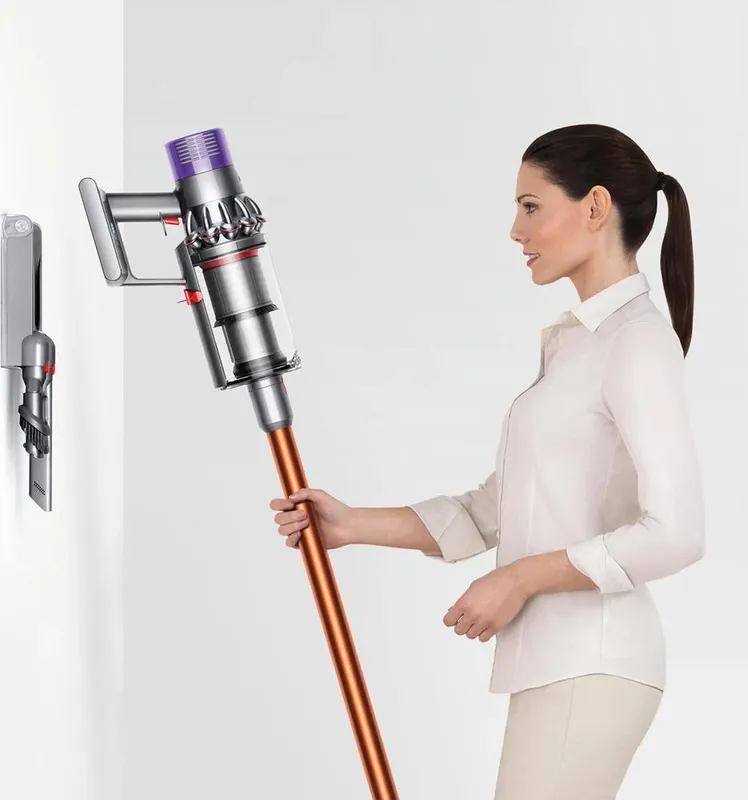 Пылесос Dyson V10 Absolute Extra 525Вт оранжевый/серый