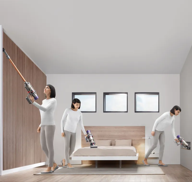 Пылесос Dyson V10 Absolute Extra 525Вт оранжевый/серый