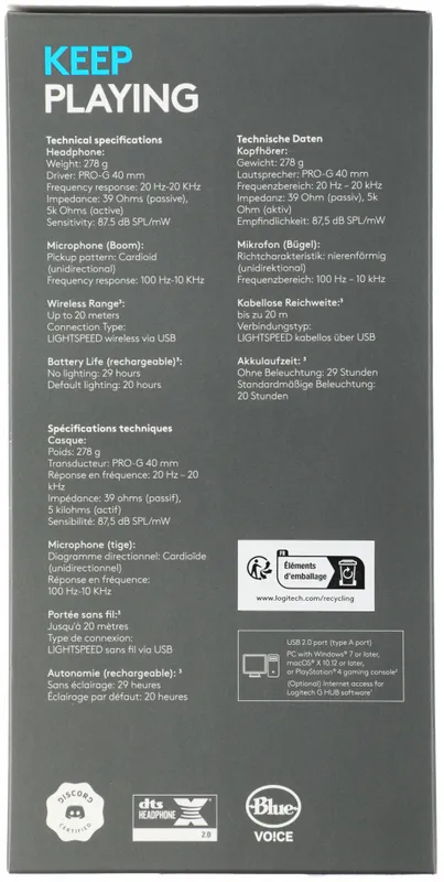 Наушники с микрофоном Logitech G733 Lightspeed черный накладные Radio оголовье (981-000864)