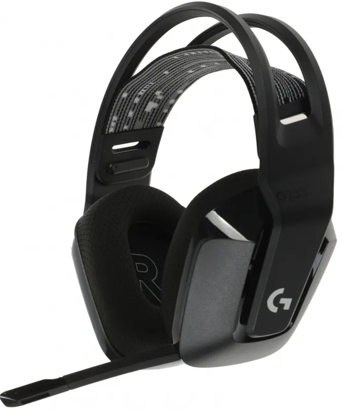 Наушники с микрофоном Logitech G733 Lightspeed черный накладные Radio оголовье (981-000864)