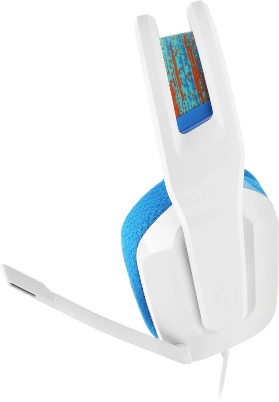 Наушники с микрофоном Logitech G335 белый/голубой 2м накладные оголовье (981-001018)