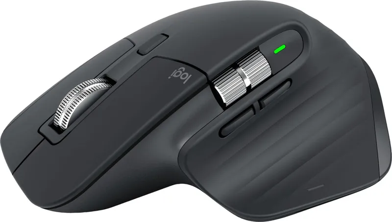 Logitech Wireless MX Master 3S Mouse, Black, [910-006559/910-005710]